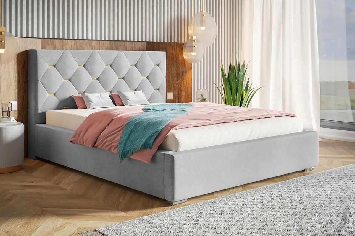 Łóżko tapicerowane bed17